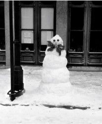 Snowman on the Strand